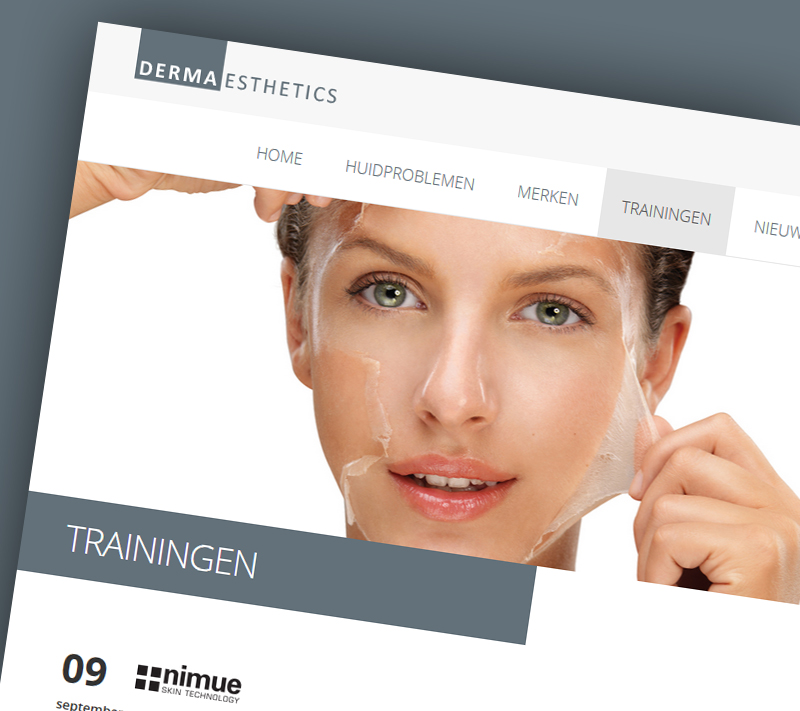 Onze website is 'gelift' Dermaesthetics